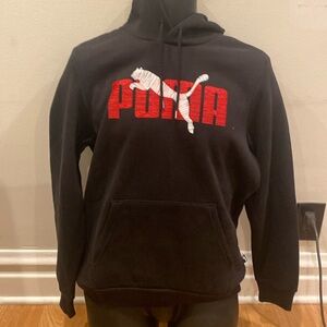 S PUMA used black hoodie